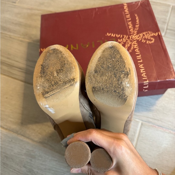 Fall toupee chunky platform ankle boots - Picture 5 of 5